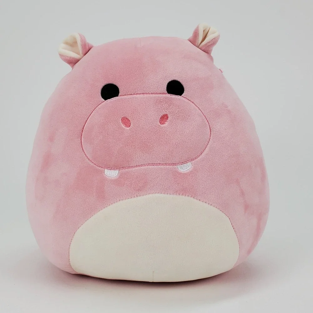 Squishmallows Ridelle the Pink Hippo 12 Inch Plush Kellytoy Stuffed Animal Toy